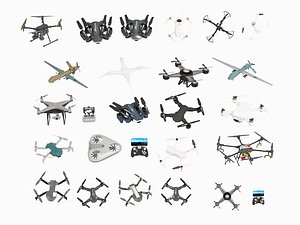 Drones Collection Quadcopter Drones