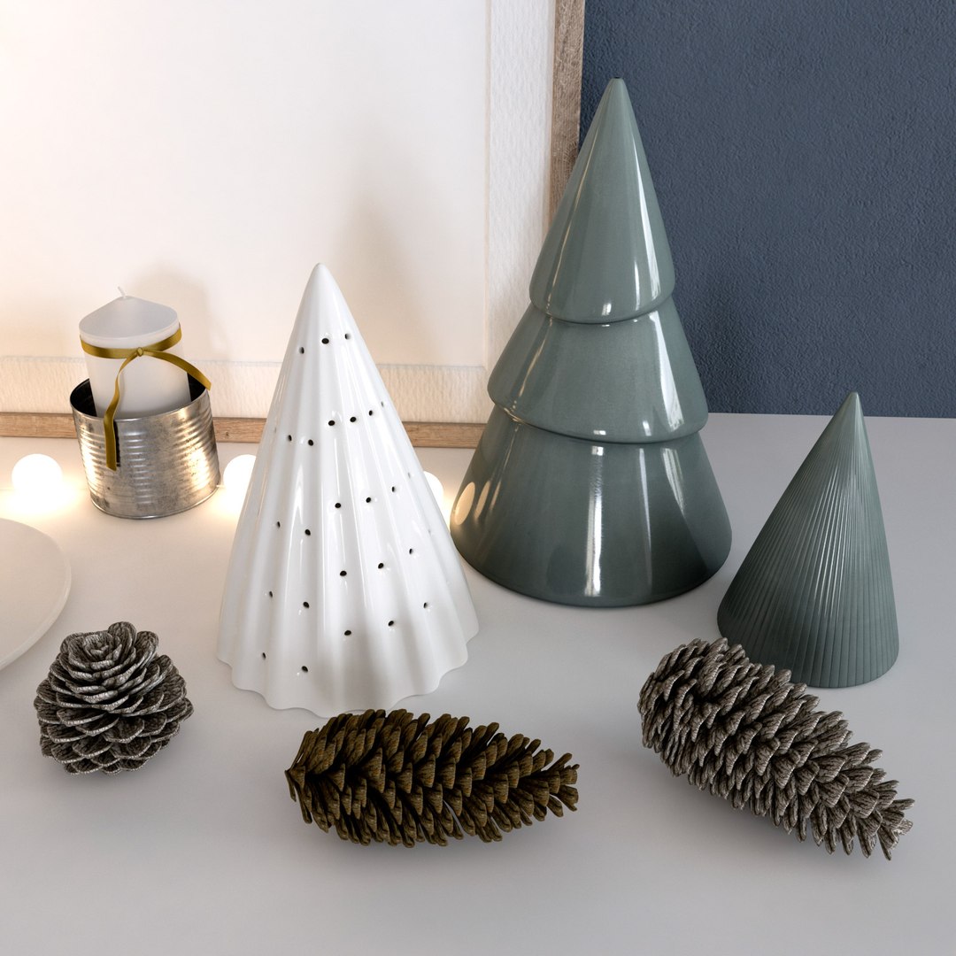 3D Scandi - Christmas Decoration Model - TurboSquid 1450198