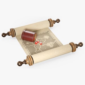 Game Scroll with Dice model