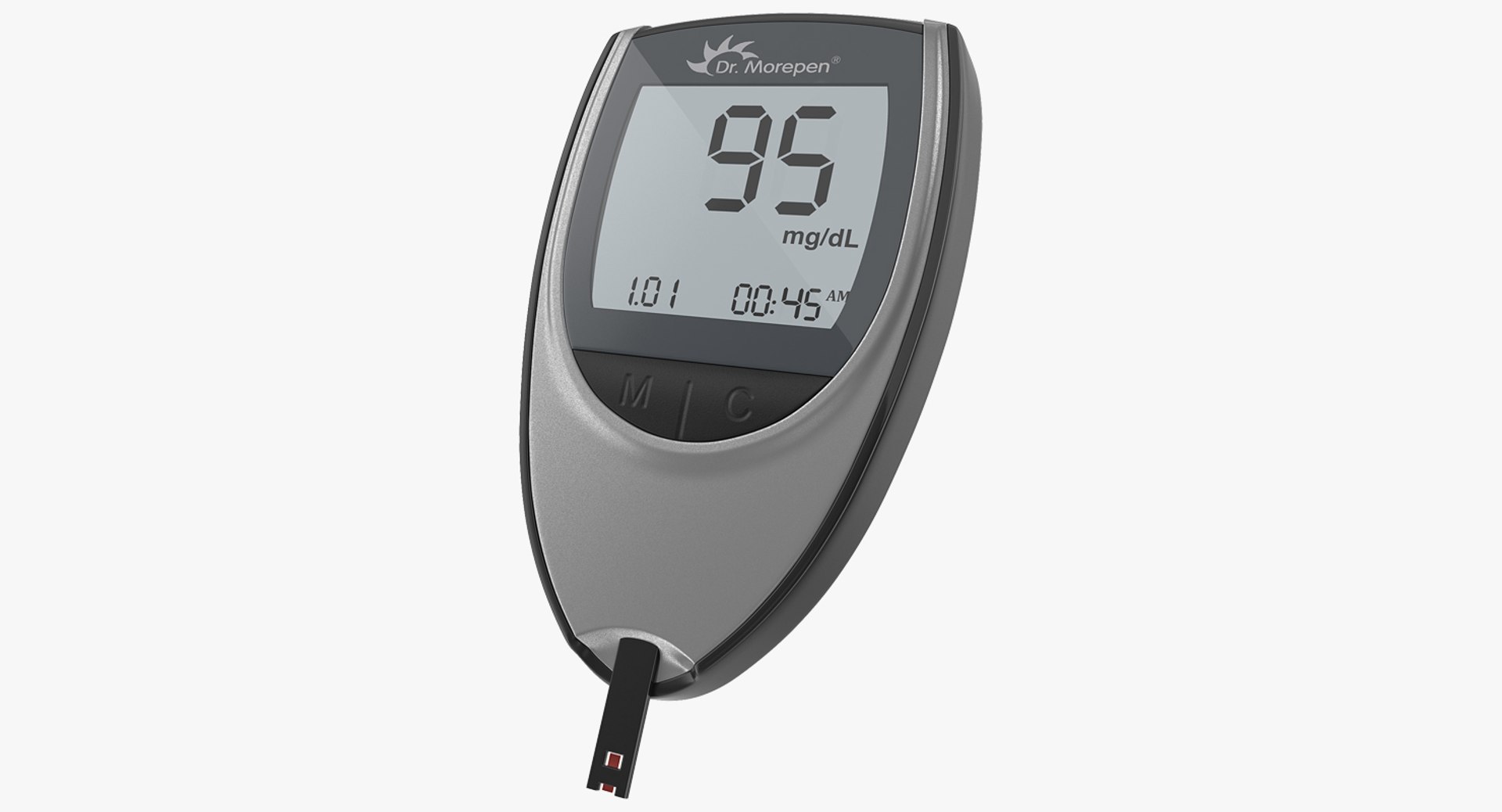 Blood Glucose Meter 3D model preview