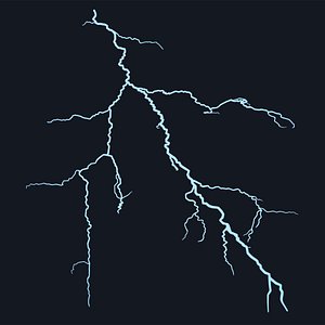 Cartoon Thunderbolt