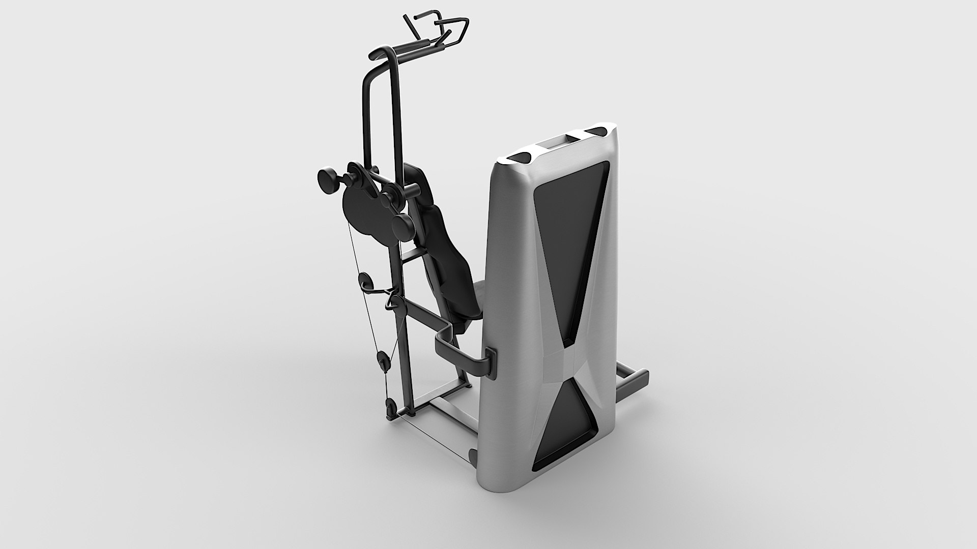 Lat Pull Down Machine 3D TurboSquid 2094460