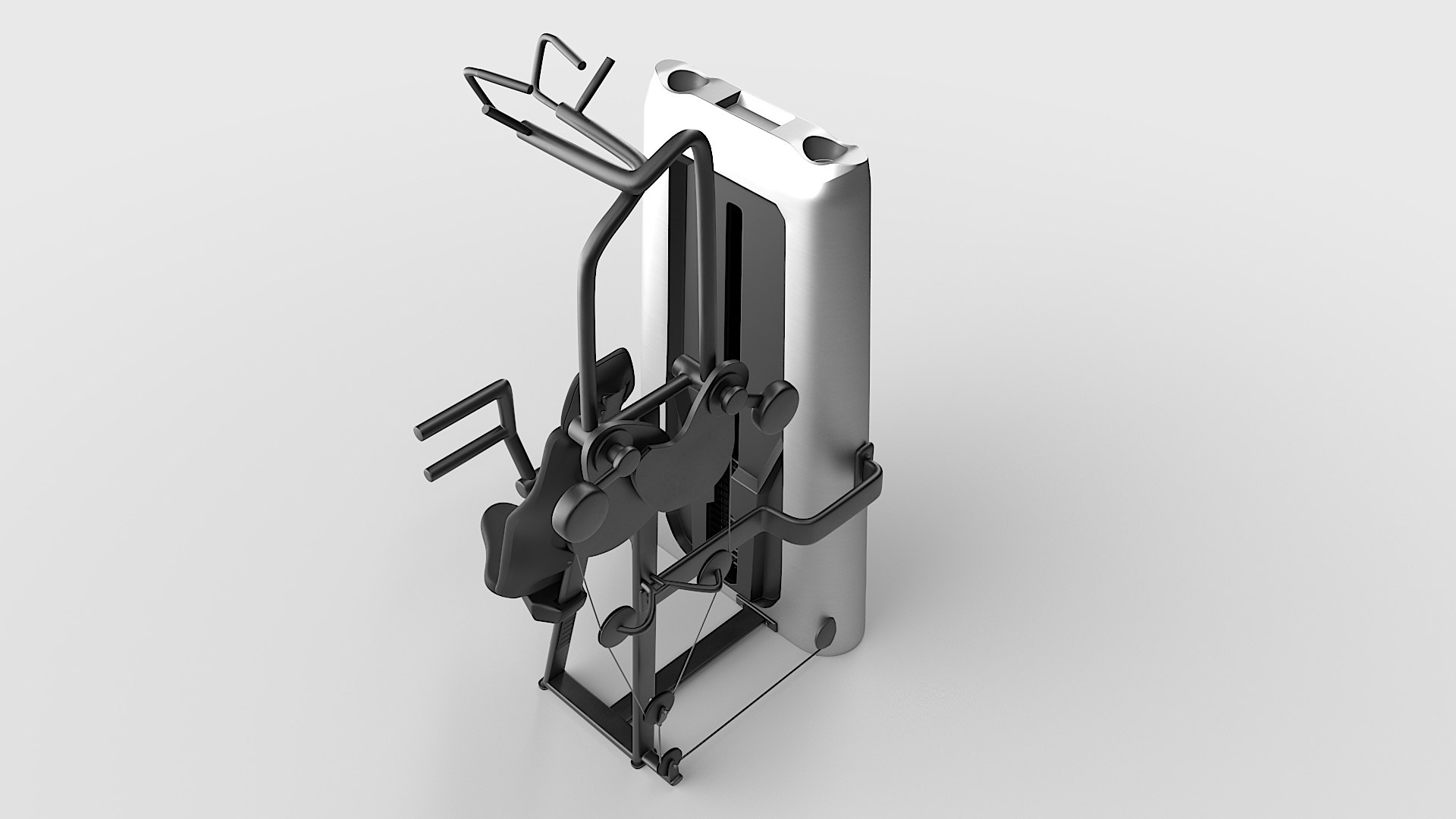 Lat Pull Down Machine 3D TurboSquid 2094460