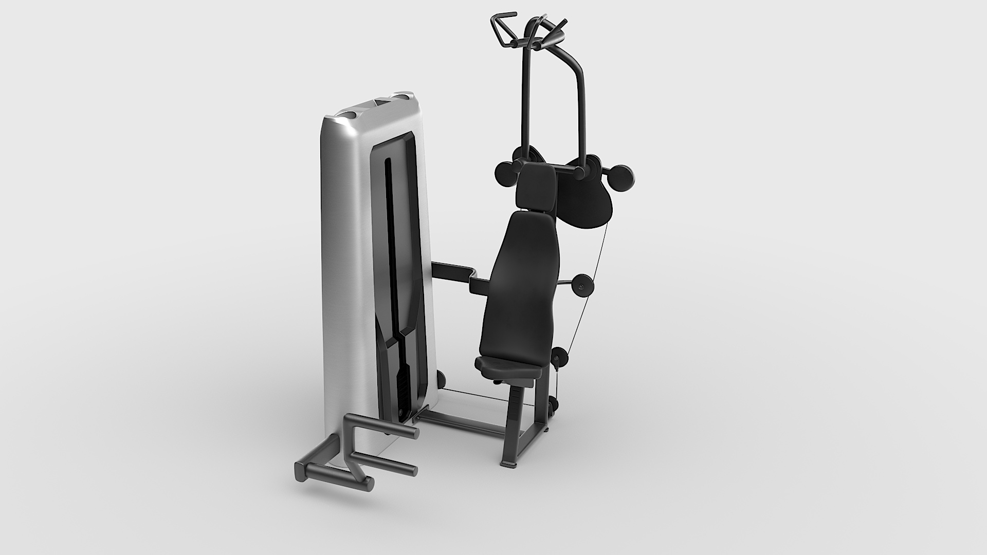 Lat Pull Down Machine 3D TurboSquid 2094460