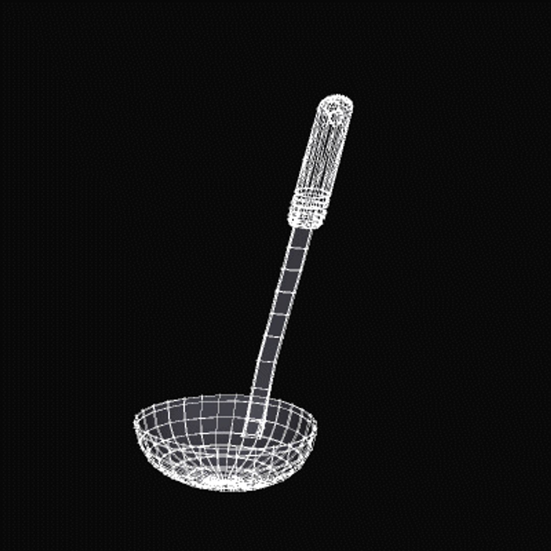 3d Model Of Ladle Zipped