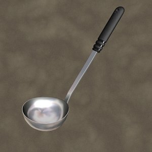 3d model of ladle zipped