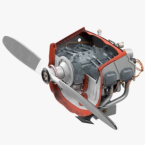 Aero Engine Lycoming O 320 Old