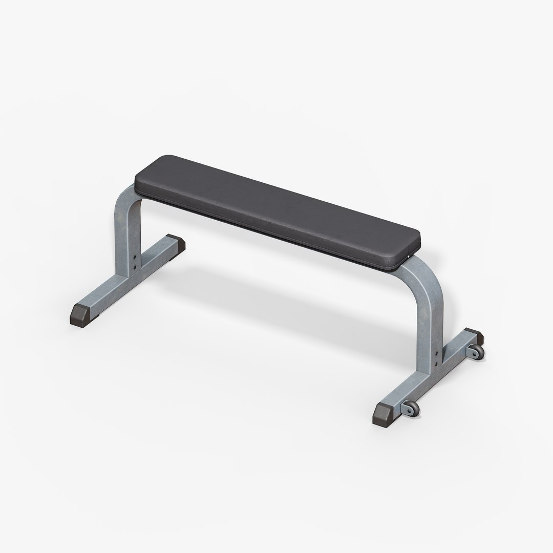 GYM Flat Bench 3D Model - TurboSquid 2277839