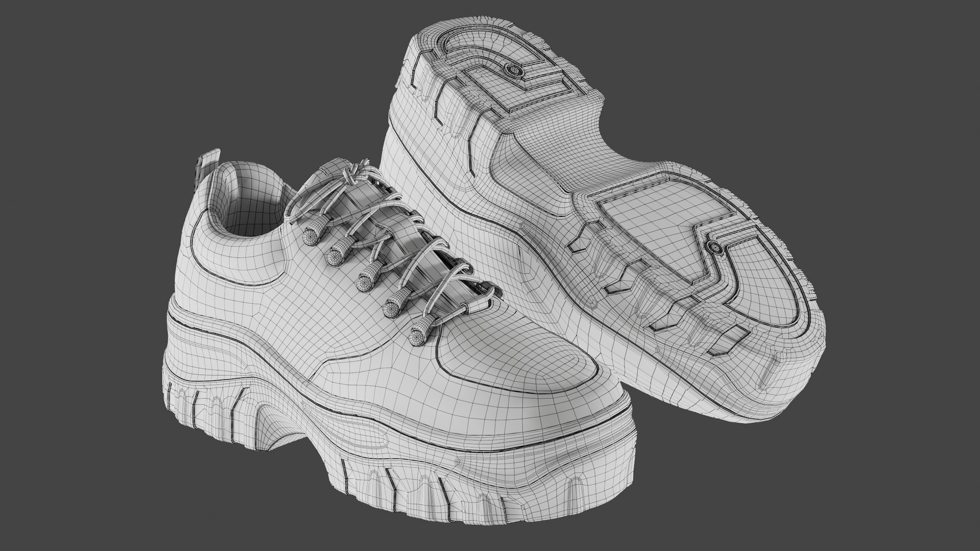 3D realistic women s sneakers - TurboSquid 1632603