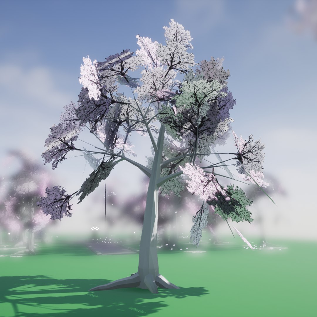 Tree White 3d Model