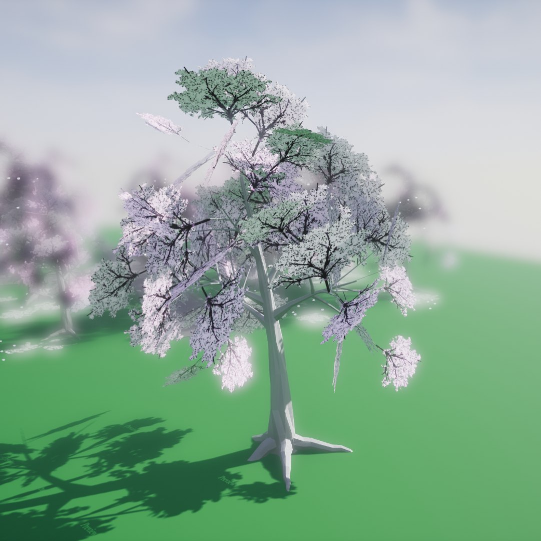 Tree White 3d Model