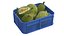 Coleção de caixas de plástico para frutas