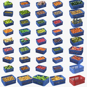 Fruits Plastic Crate Collection