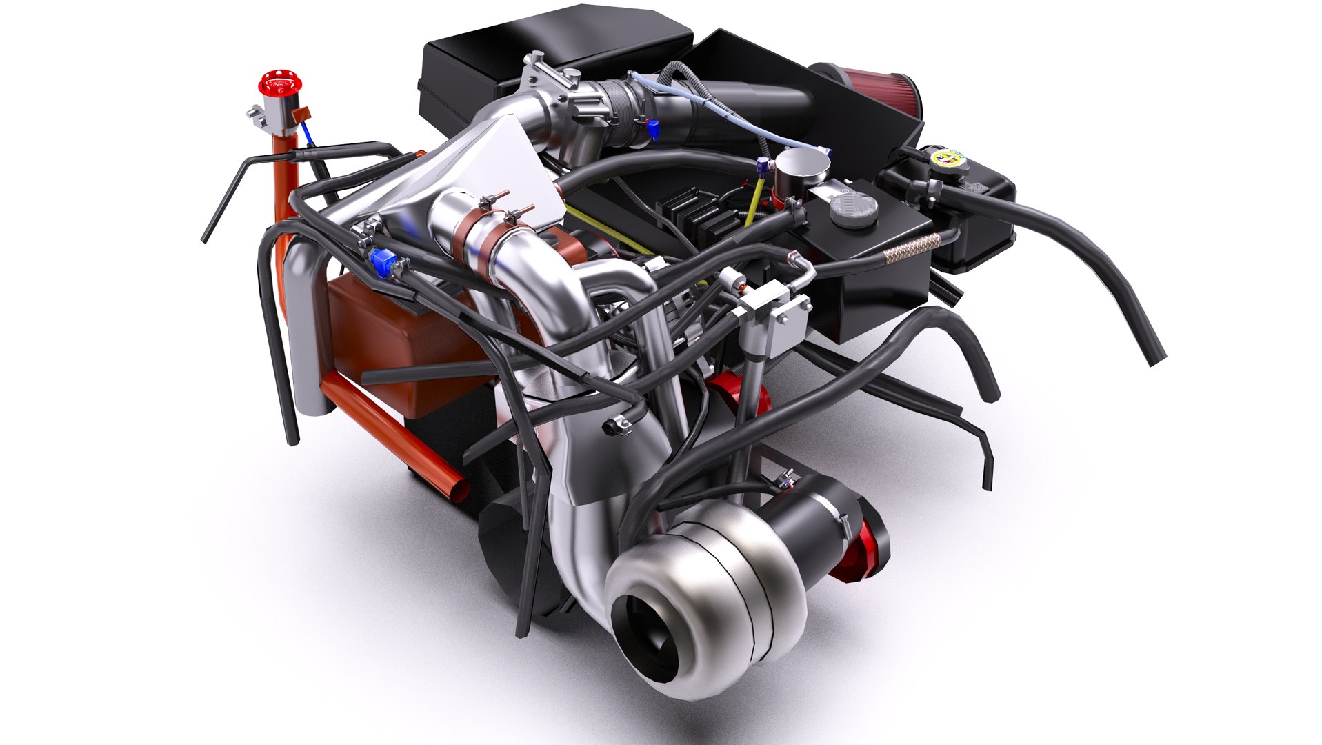 3D 13B Stage 3 FBO Turbo Rotary Engine - TurboSquid 2509812
