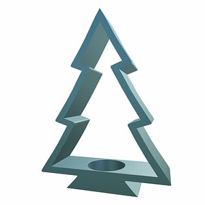 Christmas Tree Tea Light Holder