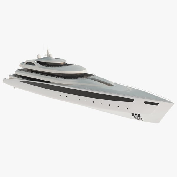 3D Mega Yacht