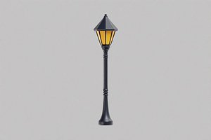 Street Light Cartoon 3D model