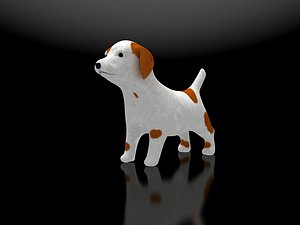 3d puppy jack russel