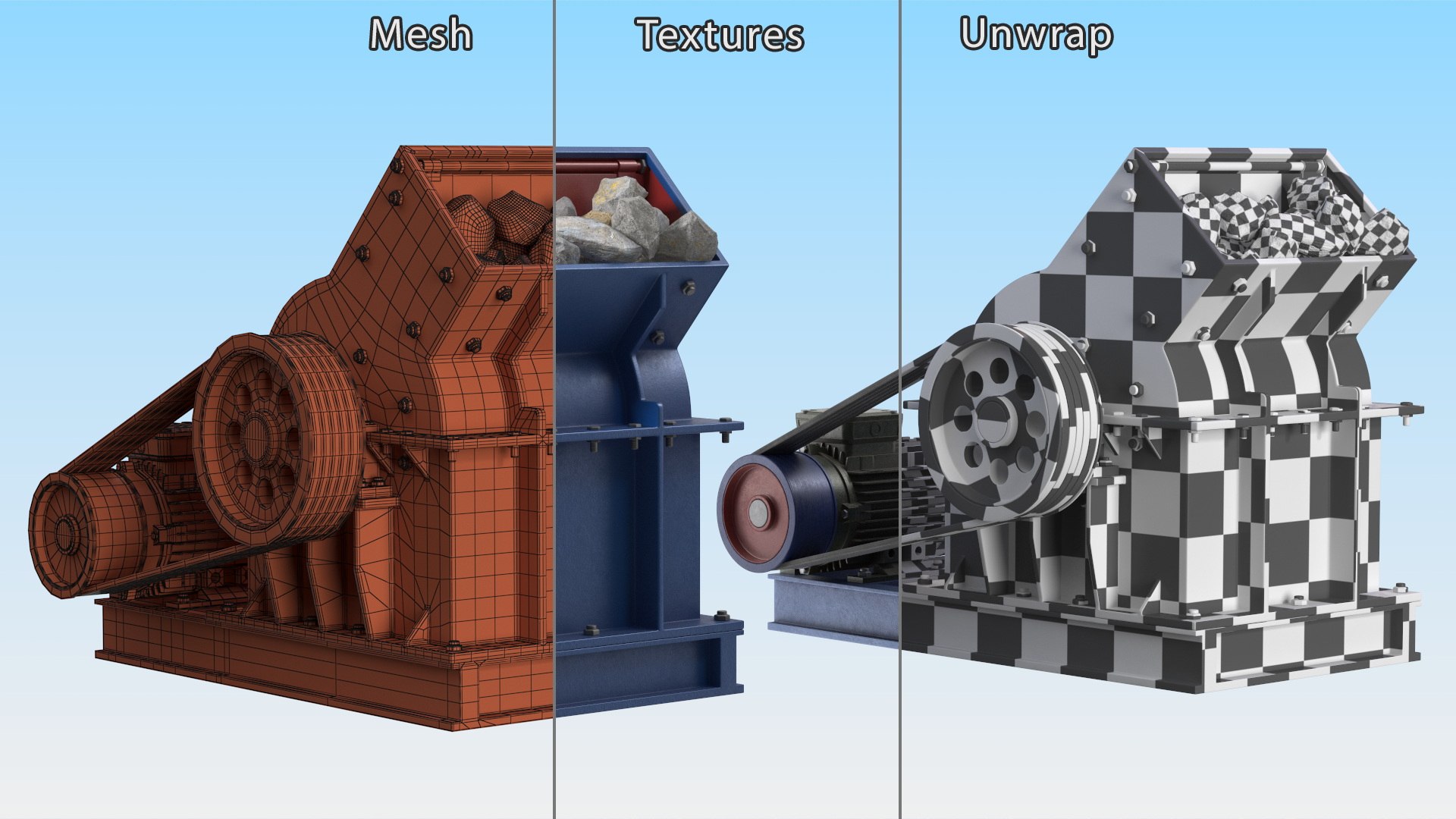 Industrial Belt Hammer Mill with Stones 3D model https://p.turbosquid.com/ts-thumb/M5/yiqPBC/bL/industrial_belt_hammer_mill_with_stones_011/jpg/1747663614/1920x1080/fit_q87/b097ea5564b8ded5c7d40e2f0a21d5224bcba872/industrial_belt_hammer_mill_with_stones_011.jpg