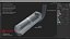 3D scifi hibernation pod - model