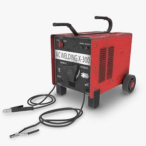 New red painted weld machine industrial tool nanite ready da1