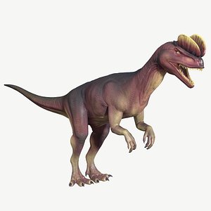 dilophosaurus 3d obj