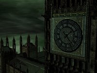 Big Ben Westminster Bridge w gritty textures