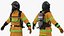firefighter rescuer rescue fighter 3D