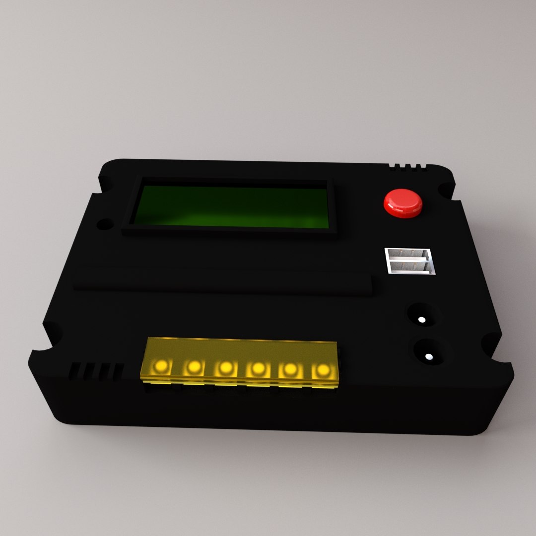 Solar Charge Controller 3D Model - TurboSquid 1555527