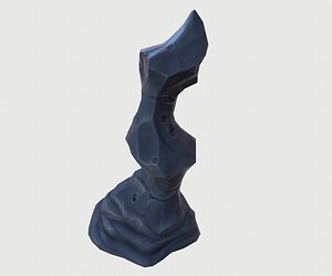 volcanic stone 3D model
