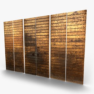 Ancient Bronze Riveted Doors Pack 3