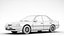 3D Mazda 626 Sedan 1990 model