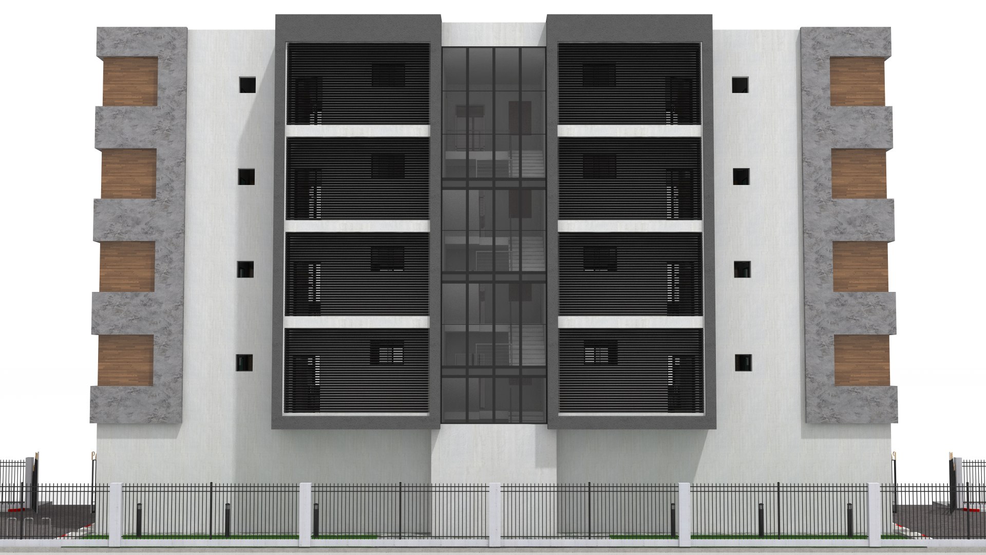 Residential Tenement Block 3D - TurboSquid 1890871