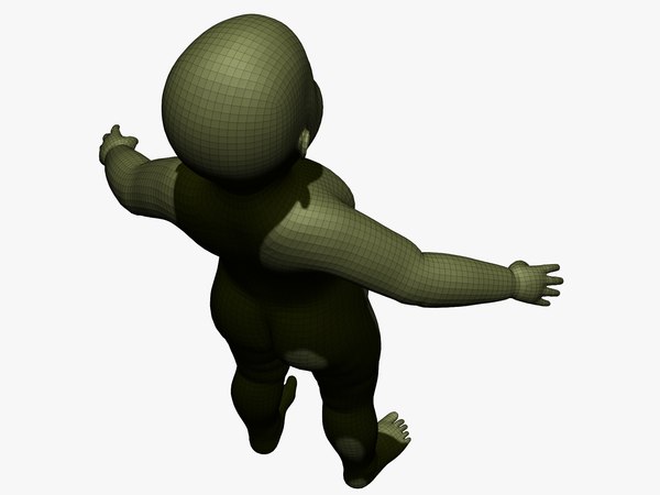 Baby Basemesh 3D Model - TurboSquid 1880467