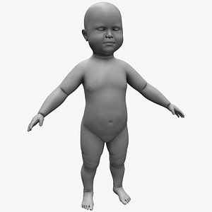 Baby Basemesh 3D model