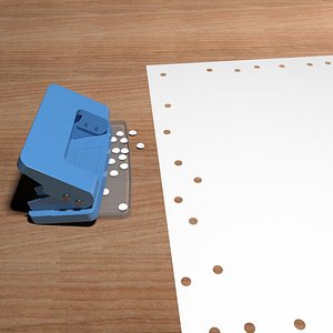 Paper hole puncher