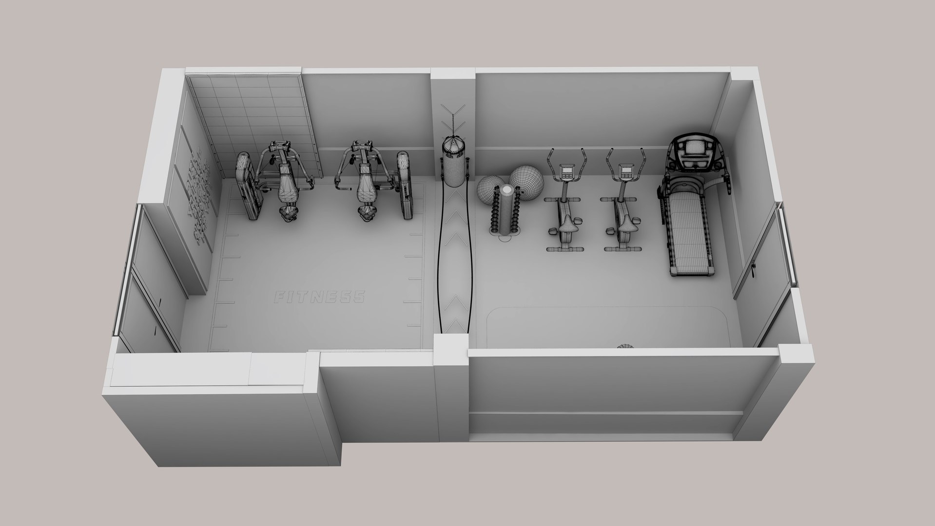 GYM 3D Model - TurboSquid 2064181