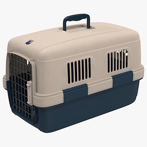 small pet carrier modeled 3d model