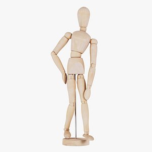 Wooden Mannequin Pose 16 Remastered