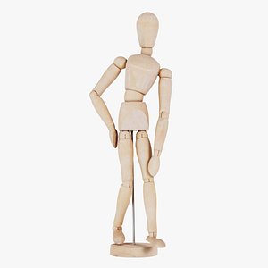 Wooden Mannequin Pose 16 Remastered