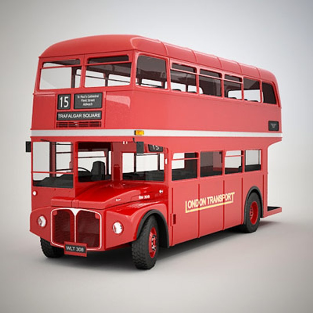 Classic Routemaster Red 3d X