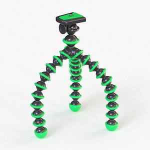 Flexible Camera Tripod Low Poly