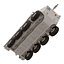 wheeled tank destroyer b1 3d model