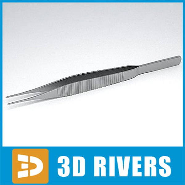 3ds max tissue forceps 01