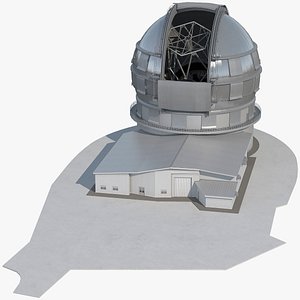 Gran TeCan Reflecting Telescope Rigged