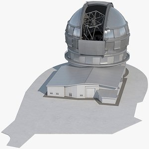 Gran TeCan Reflecting Telescope Rigged