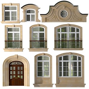 Windows and doors in the style of modern classics