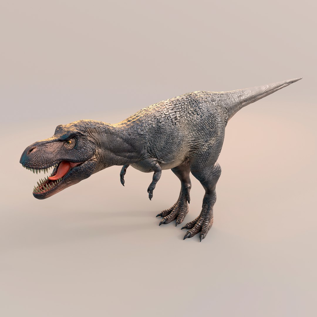 T Rex Model - TurboSquid 1596429