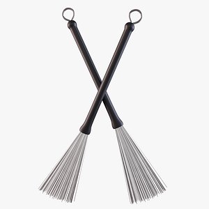 brush drumsticks