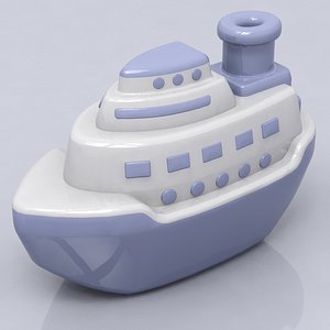 3d ship toy model